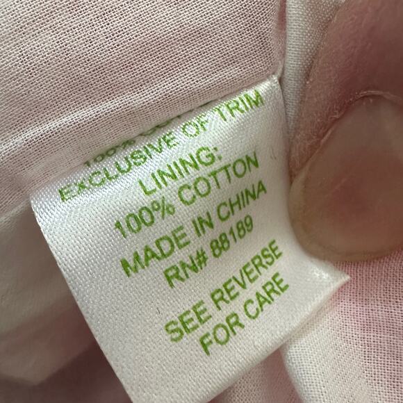 Lilly Pulitzer Pink Embroidered Shift Dress 2 - Picture 9 of 9